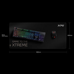 ADATA XPG Battleground XL Gaming Mouse Mat, 3mm Cordura, Splash Proof, Scratch Resistant, Anti-Slip Rubber Base, Soft Surface