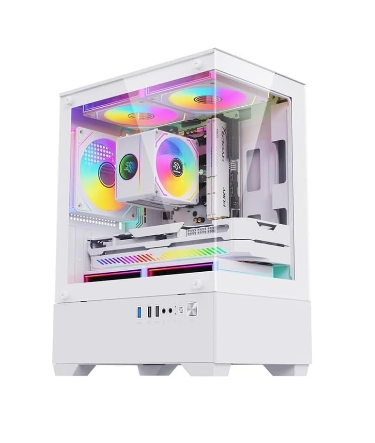 iDEALS RYZEN BUDGET GAMING PC Ryzen 5 (6 Core Processor) | GPU OPTION | 16GB RAM | 512GB SSD | Win11 | WIFI 6 GAMING AND WORKSTATION PC (RYZEN 5 + RTX 4060 8GB GRAPHICS)