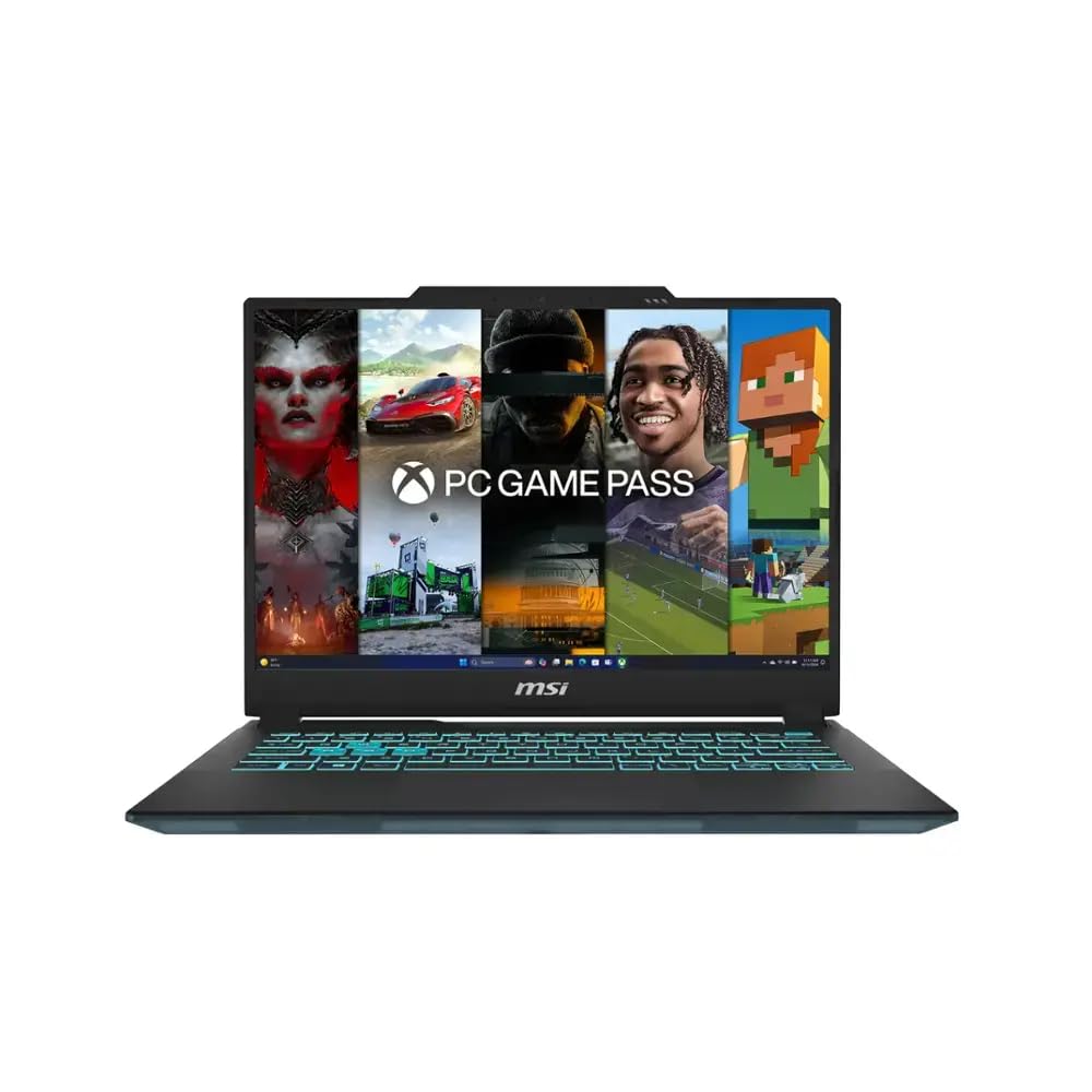 MSI Cyborg 14 Gaming Laptop 14" WUXGA IPS 144Hz (100% sRGB) Intel 10-core i7-13620H 64GB RAM 2TB SSD GeForce RTX 4060 Backlit USB-C Win11 w/ICP Accessory