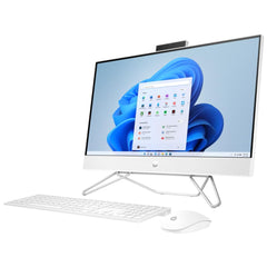 2023 Newest HP All-in-One 24-inch Touchscreen Desktop, 12th Generation Intel Core i7-1255U processor| 16GB DDR4 RAM| 512GB NVMe SSD| Wireless Keyboard & Mouse| Windows 11 (Starry White)