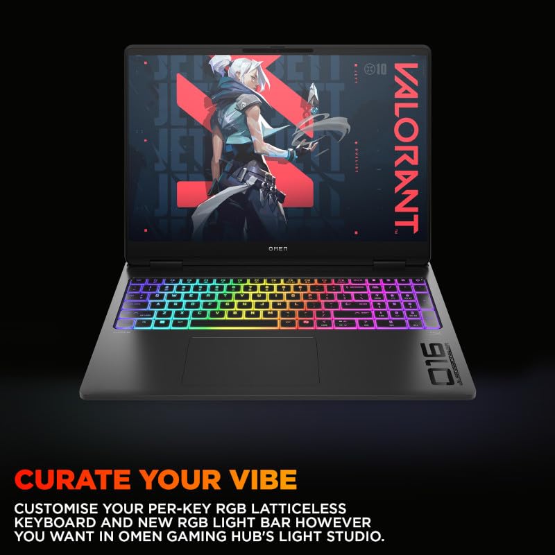 HP OMEN MAX Gaming Laptop 16-AH0014NE | 16" WQXGA Display | Intel Core Ultra 9-275HX | 64GB DDR5 RAM | 2TB SSD | 16GB NVIDIA GeForce RTX 5080 | Windows 11 | Shadow black | En/Ar Keyboard | UAE Version