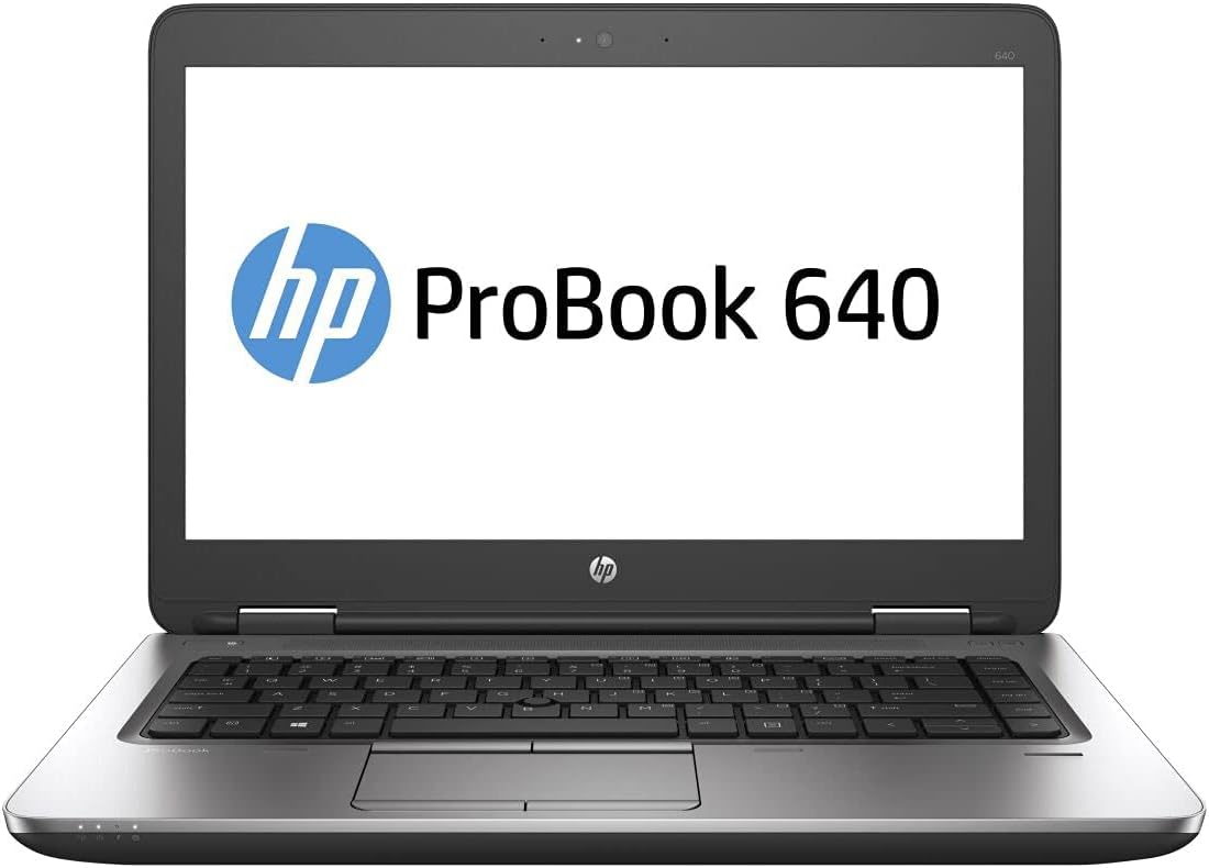 HP Probook 640 G2 Business Laptop, Intel Core i5-6300U CPU, 8GB DDR4 RAM, 256GB SSD Hard, 14 inch Display, Windows 10 (Renewed)