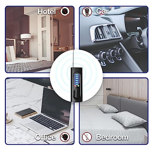 KASTWAVE Hidden Camera Detector, Anti Bug Scanner and Protector, RF Signal and GPS Detector, GPS Tracker and Bug Finder for Hotel, Office, Travel and Home