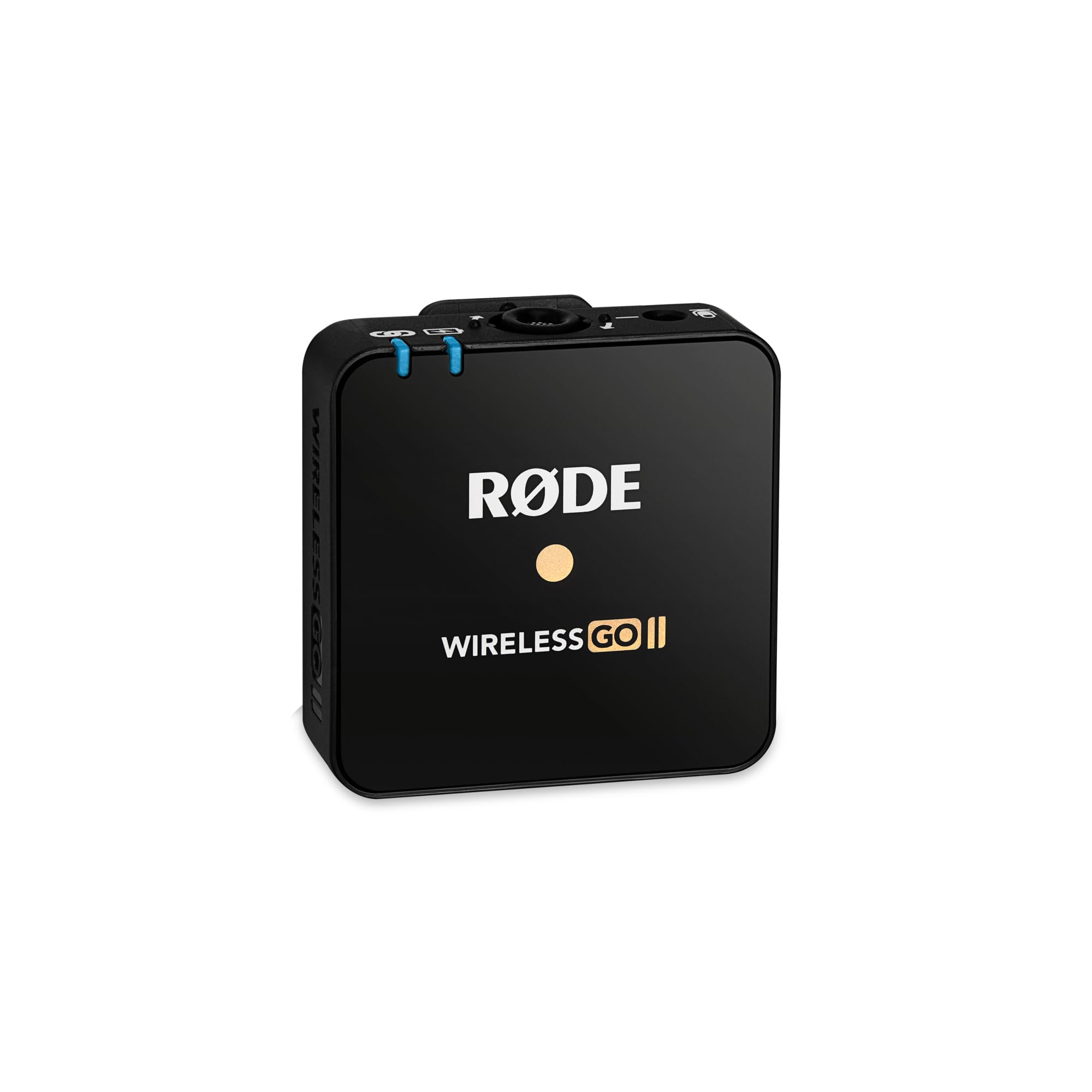 RØDE Wireless GO II TX Ultra-compact Wireless Transmitter with Built-in Microphone, On-board Recording and up to 200m Range for Filmmaking, Interviews and Content Creation (Transmitter Only)