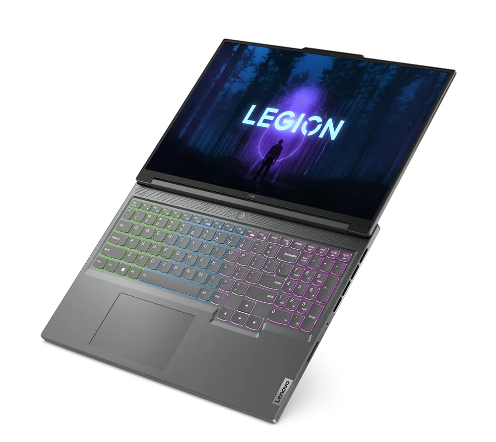 Lenovo Legion Slim 5 with 16" WQXGA (2560x1600) display, Intel® Core™ i7-13700H, NVIDIA® GeForce RTX™ 4060 8GB GDDR6, 16GB RAM, 1TB SSD, Windows 11, Storm Grey - [82YA0056AX]