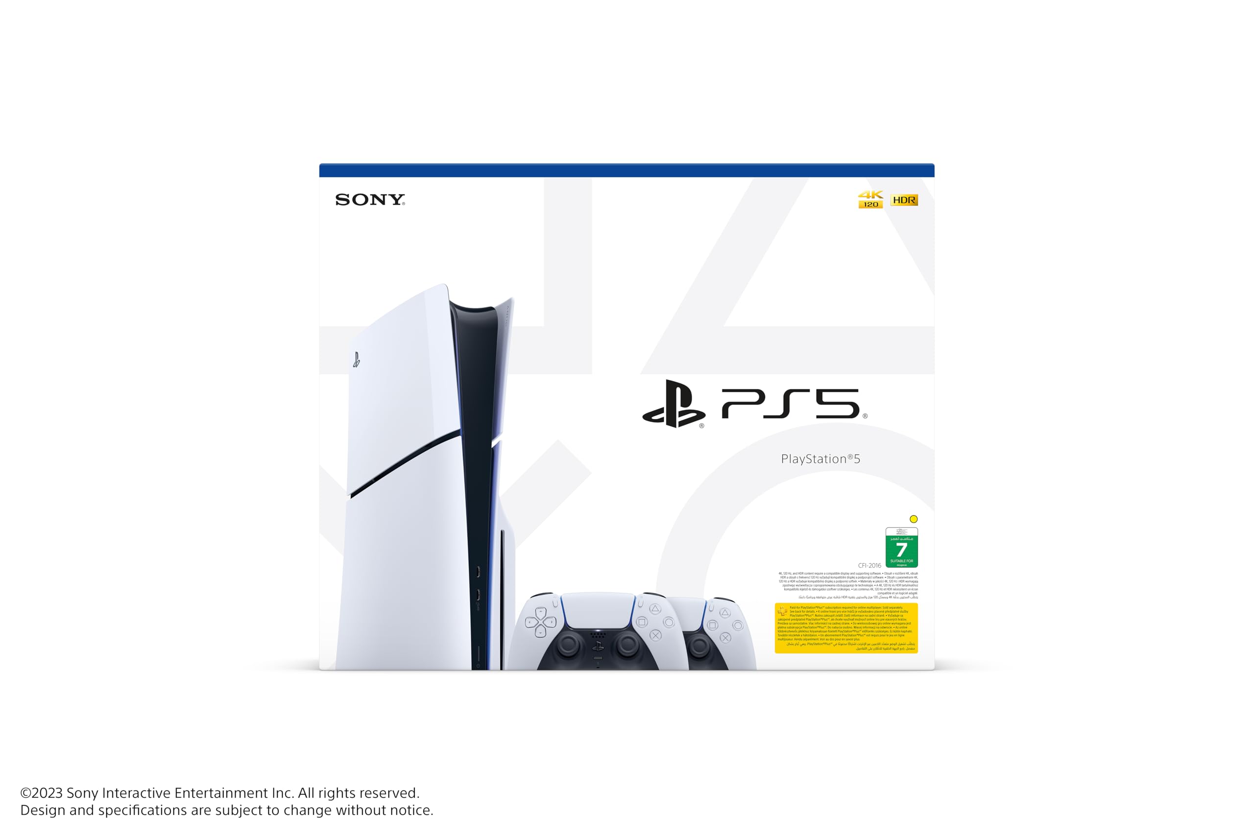PlayStation 5 Disc Slim Console + Extra Controller - UAE Version