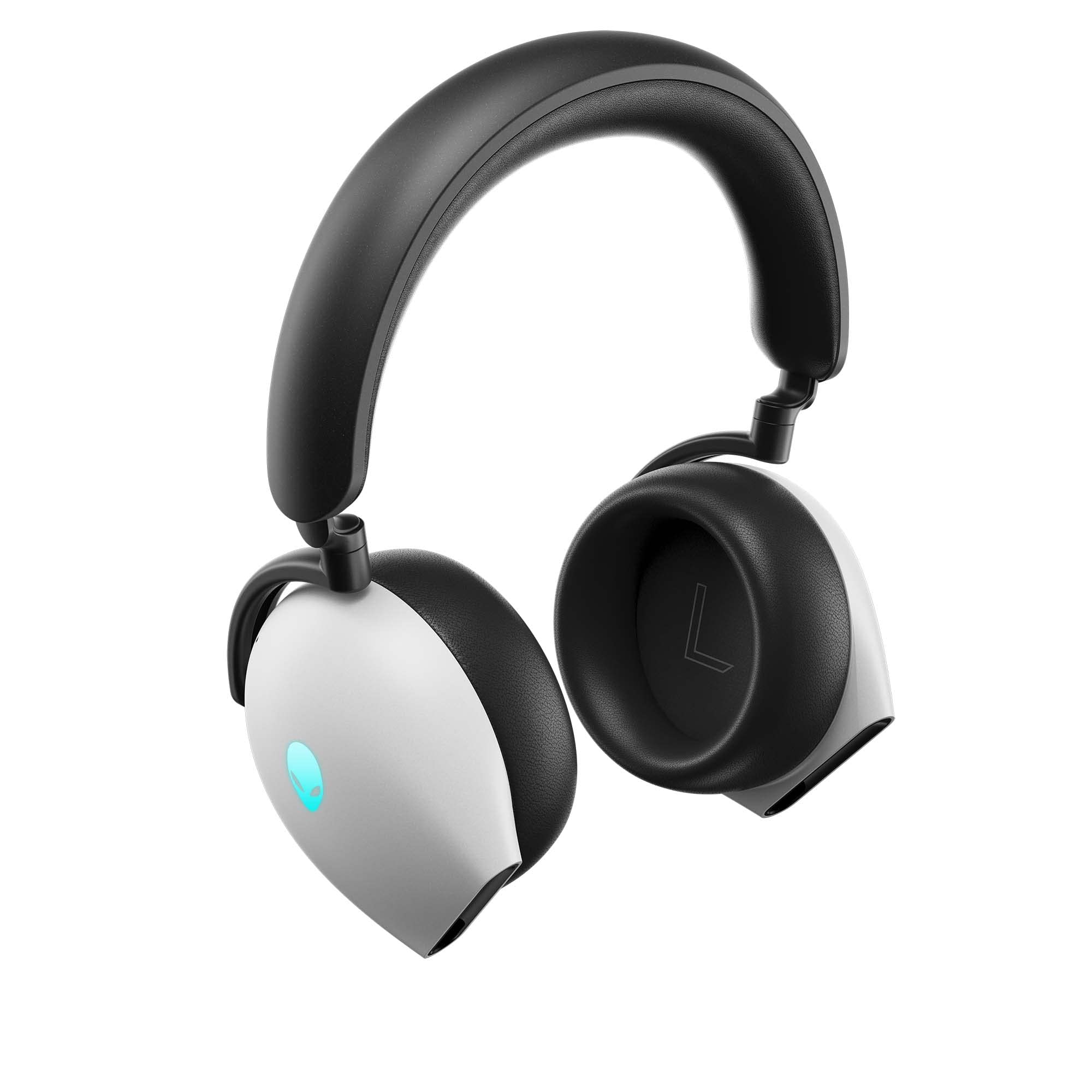 Alienware AW920H Tri-Mode Wireless Gaming Headset - Dolby Atmos Virtual Surround Sound, Active Noise Cancelling, AI-Driven Noise-Cancelling Microphone, USB-C Wireless Dongle - Lunar Light