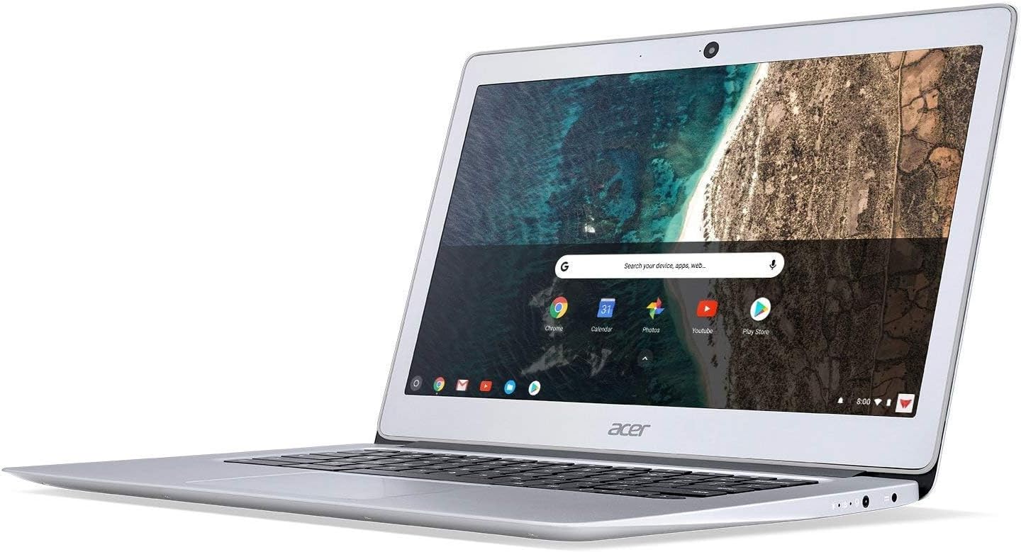Acer Chromebook 14, Aluminum, 14-inch Full HD, Intel Celeron Quad-Core N3160, 4GB LPDDR3, 32GB, Chrome, CB3-431-C5FM (Renewed)