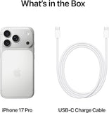 Apple iPhone 17 Pro 256 GB: 6.3-inch Display with ProMotion up to 120Hz, A19 Pro Chip, Breakthrough Battery Life, Pro Fusion Camera System with Center Stage Front Camera; Silver