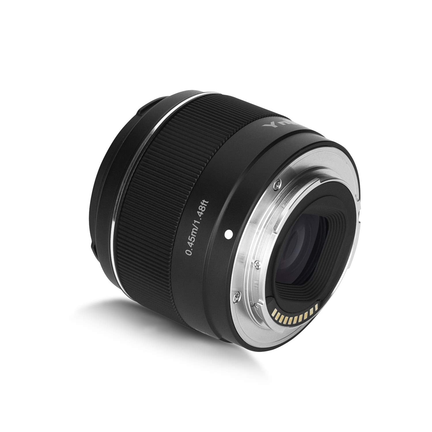 YONGNUO YN50mm F1.8S Lens, 50mm F1.8 Larege Aperture, APS-C Standard Prime E-Mount, Auto Manual Focus AF MF USB for Sony Cameras Black