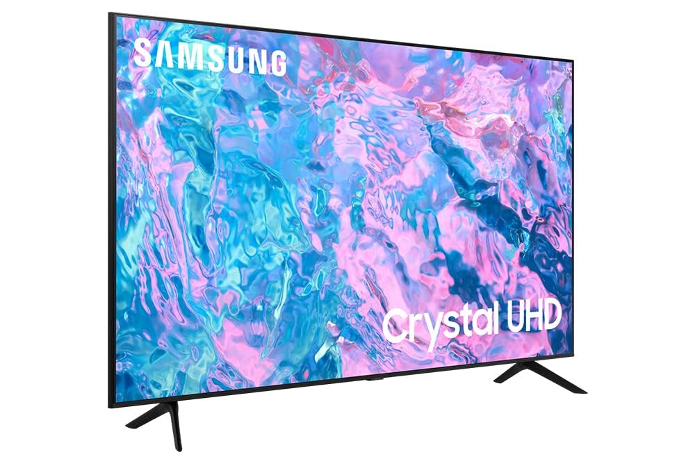 Samsung 75 inches 4k ultra hd led smart tv with built-in receiver, black - ua75cu7000uxeg, Wi-Fi