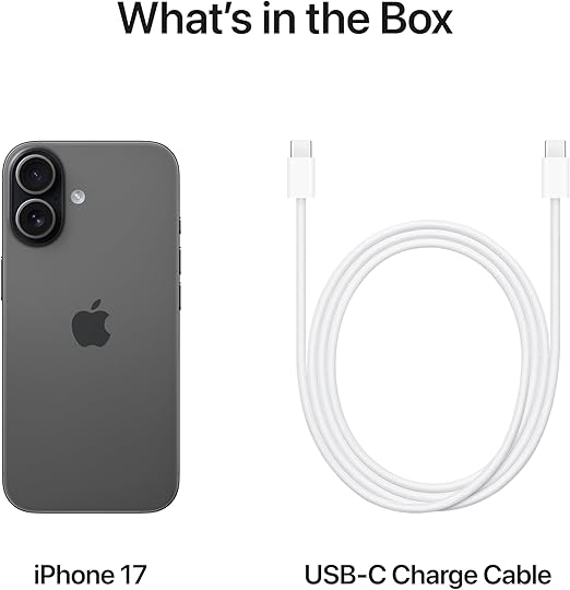 Apple iPhone 15  128 GB: 6.3-inch Display with ProMotion, A19 Chip, Center Stage Front Camera for Smarter Group Selfies, Improved Scratch Resistance, All-Day Battery Life; Black