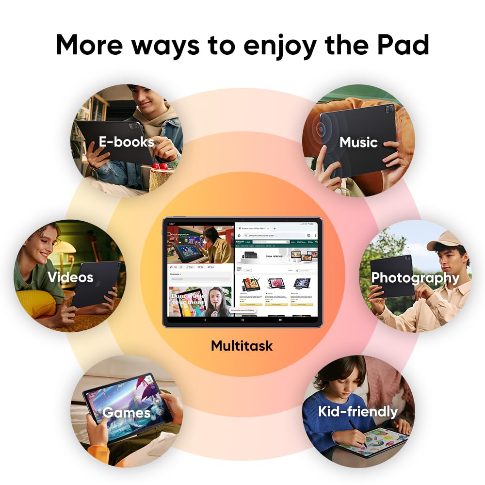 XP-PEN Magic Drawing Pad 12.2 Inch Standalone Drawing Tablet No Computer Needed with 16384 Pressure Levels X3 Pro Battery-Free Stylus Paper-Like Screen 8GB + 256GB Portable for Digital Drawing Artists