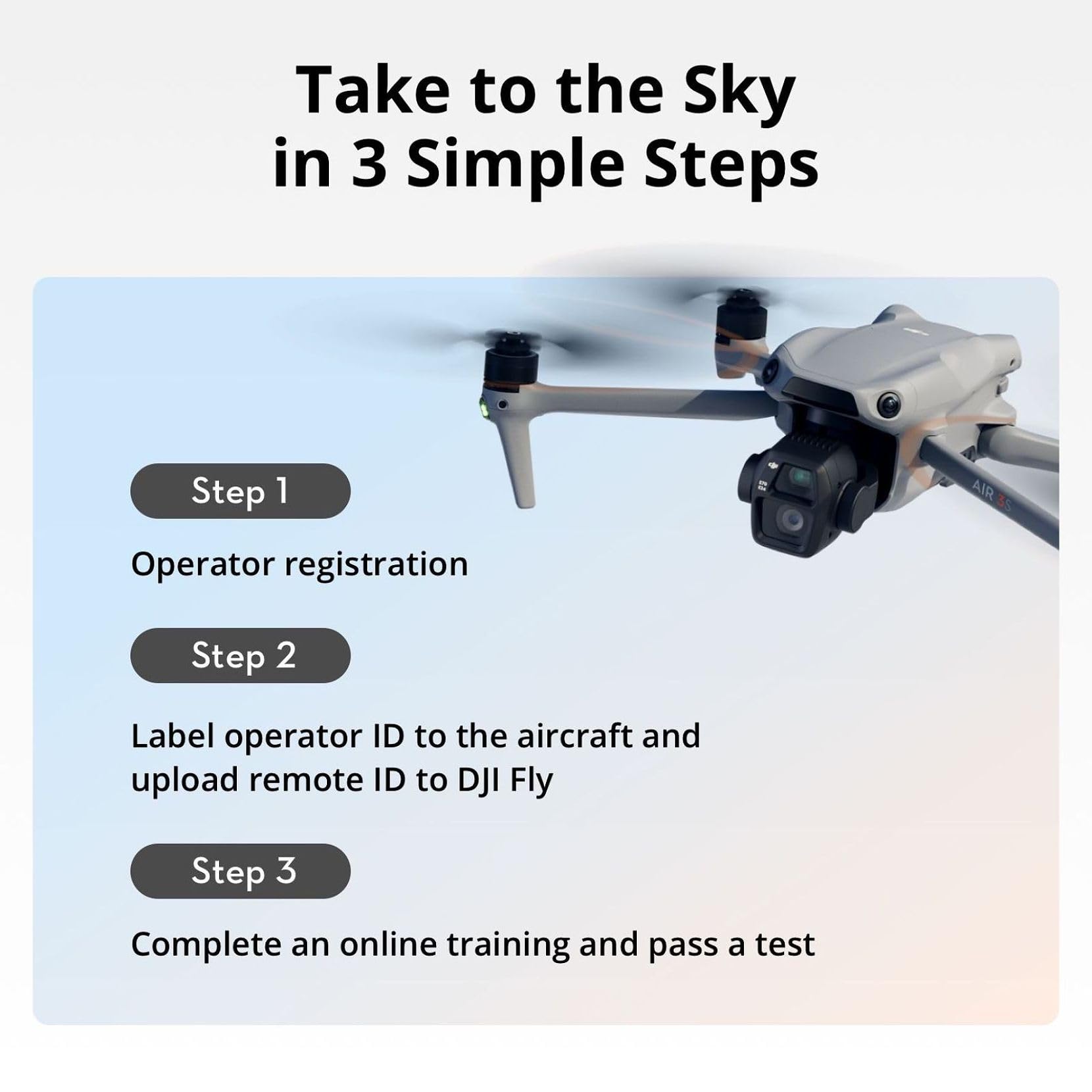 DJI Air 3S Fly More Combo (DJI RC 2), with 1" CMOS Wide-Angle & Medium Tele Camera, 4K/60fps, Omnidirectional Sensing & 3 Batteries, MOIAT Certified - UAE Version with Official Warranty Support