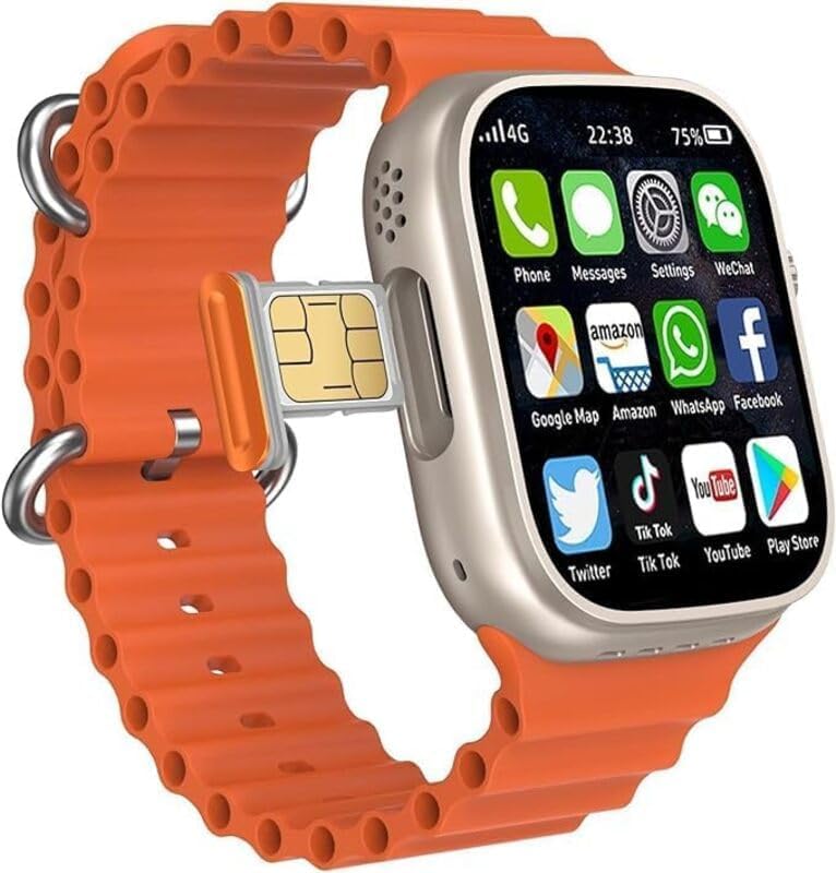 Modio 4G Ultra SIM 2.2 Inch HD Display Smart Watch