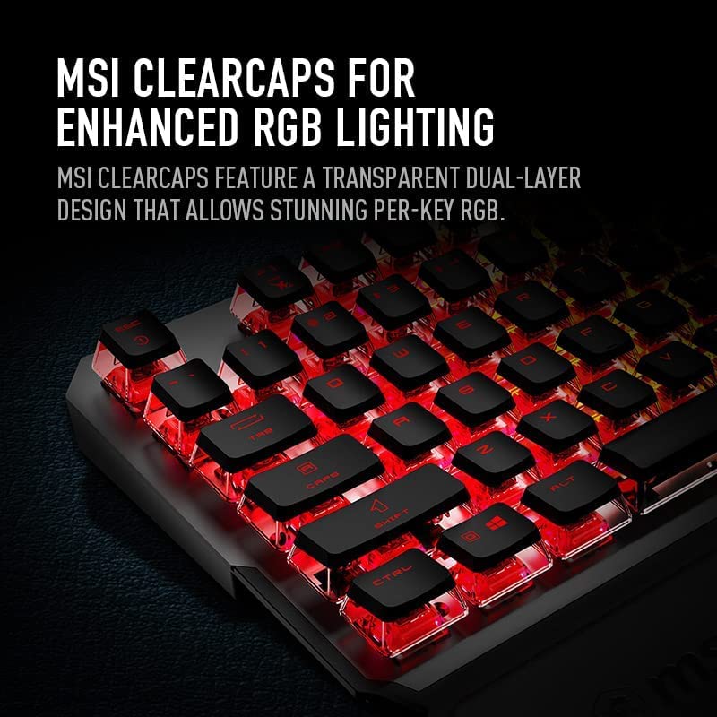 MSI Vigor GK71 Sonic US Mechanical RGB Gaming Keyboard with MSI Sonic Switches