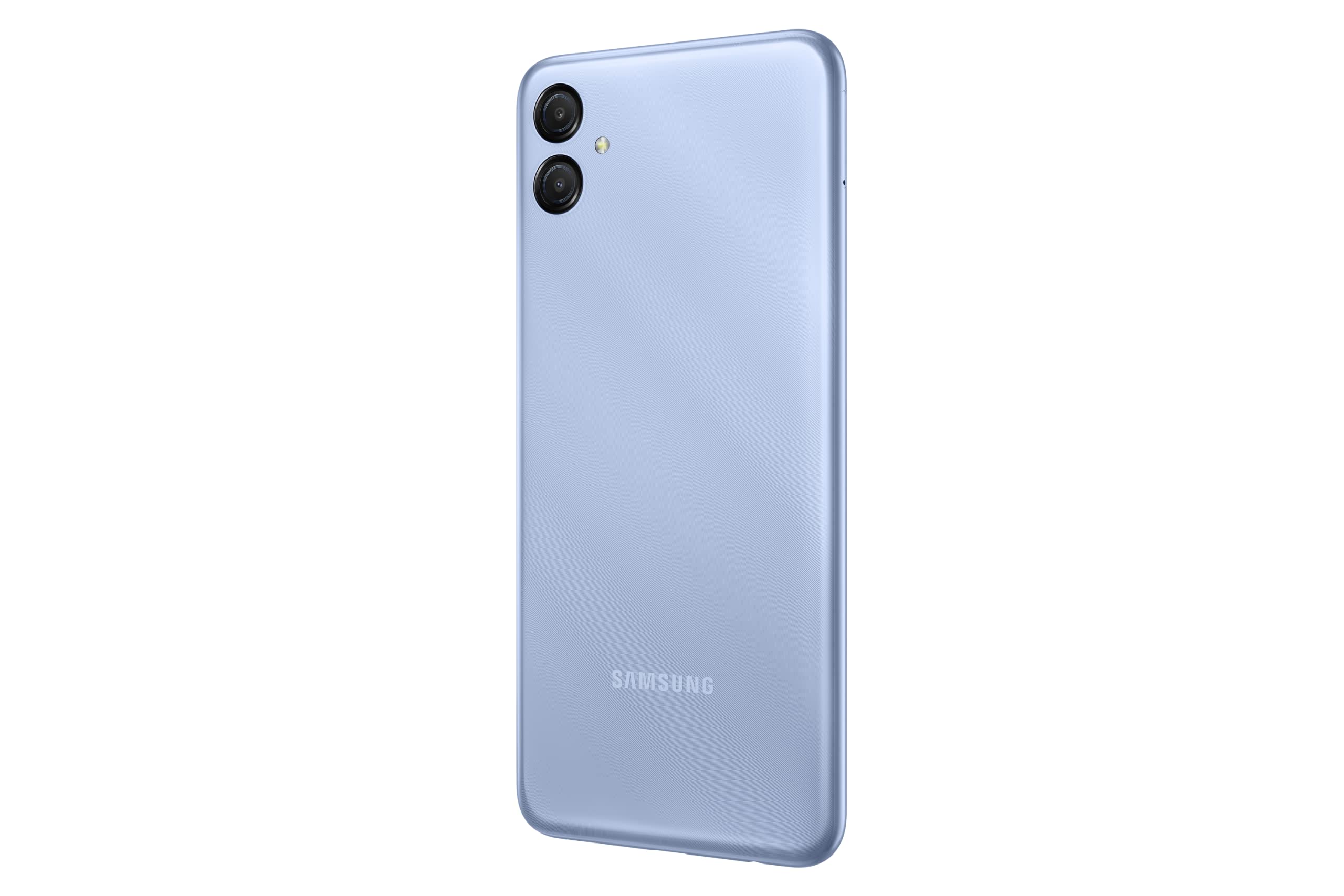 Samsung Galaxy A04e Android Smartphone, 3 GB RAM and 32 GB Expandable Internal Memory, 5,000 mAh Battery, Light Blue (UAE Version)