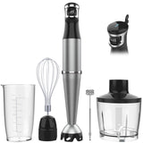 Turelar Immersion Blender Handheld Corded Hand Blenders Set 1100W, Trigger Variable Speed 5 in 1 Stick Emulsifier with Chopper, Whisk and Frother for Soup, Baby Food and Smoothies