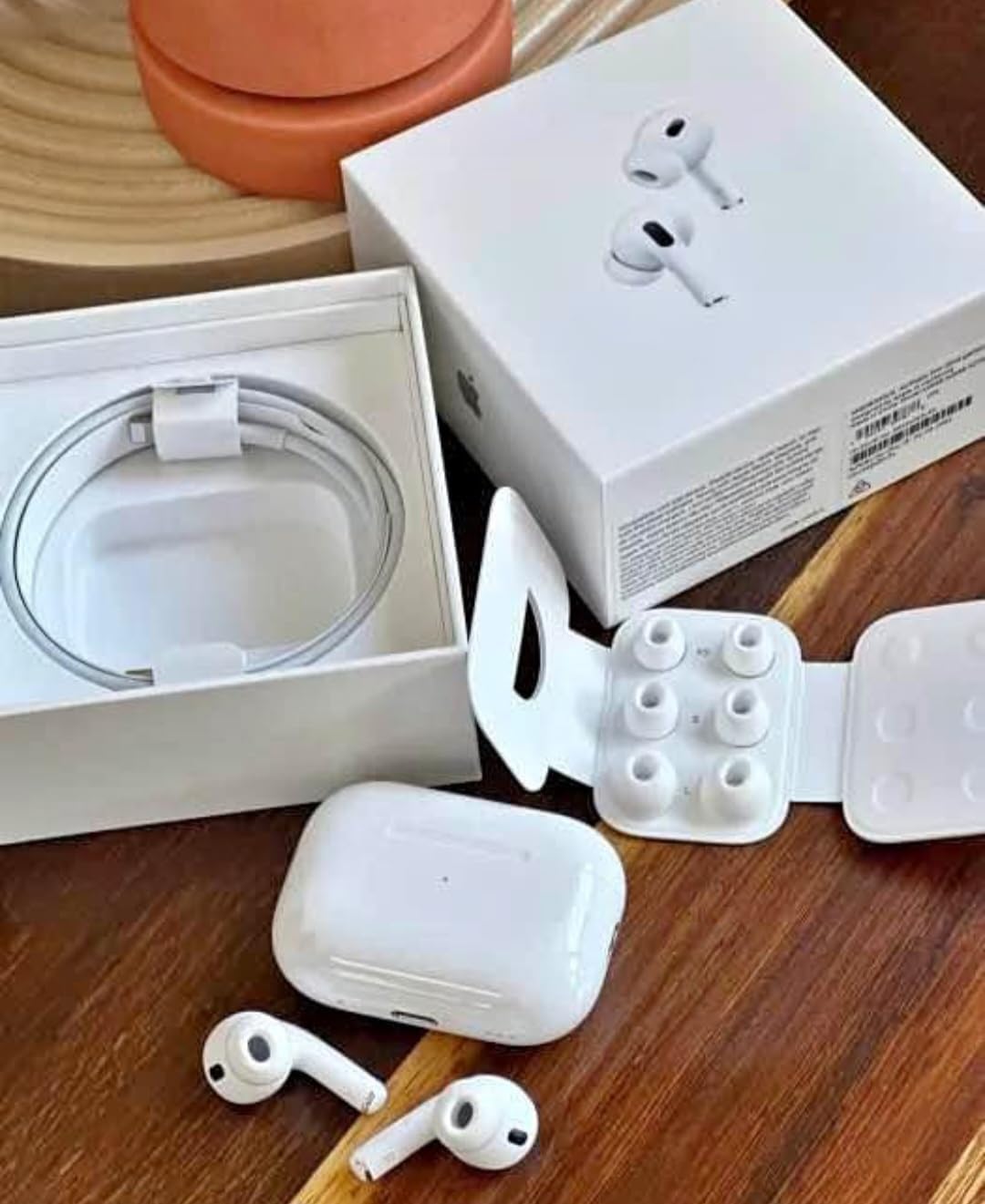 airpod Wireless Earbuds,pro 2nd Bluetooth 5.3 in Ear Headphones with Noise Cancelling. 30H Playtime HiFi Stereo Bluetooth Earphones, IPX8 Waterproof Touch Control Headphones for iPhone/Android/IOS