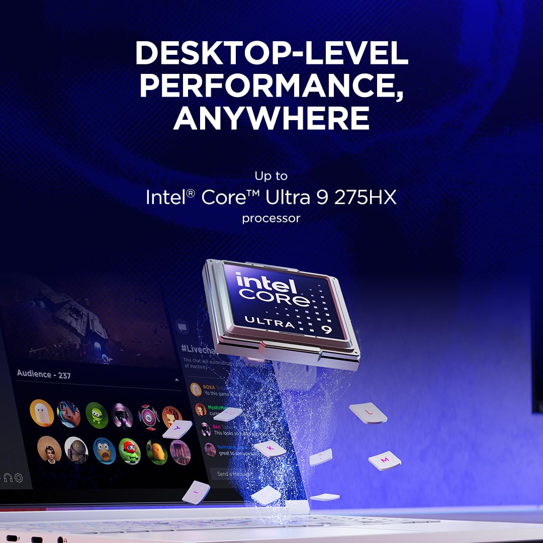 Lenovo Legion 7 16IAX10 AI Gaming Laptop 16" WQXGA OLED 240Hz, Intel Ultra 9 275HX, 32GB RAM, 2TB SSD, RTX 5070 8GB GDDR7, RGB ENG-ARB KB, Win11, Glacier White [83KY001NAX] + 2Y Premium Care