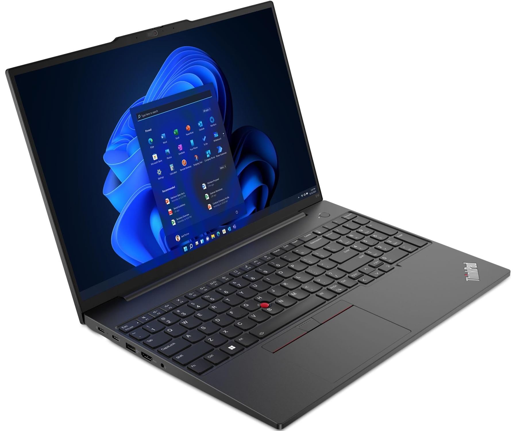 Lenovo ThinkPad E16 Business Laptop 16.0" IPS FHD+ Display (Intel 13th Gen i5-1335U, 16GB RAM, 512GB SSD, Fingerprint Reader, Thunderbolt 4, FHD Webcam, WiFi 6, Win 11P)