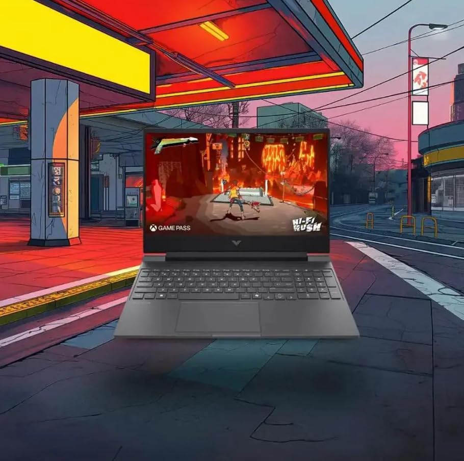 HP Victus 15.6" 144Hz Full HD Gaming Laptop | AMD Ryzen 7 7445HS | NVIDIA GeForce RTX 4050 | Copilot | Backlit | 16GB DDR5 RAM | 512GB SSD | Mica Silver | Windows 11 Home |