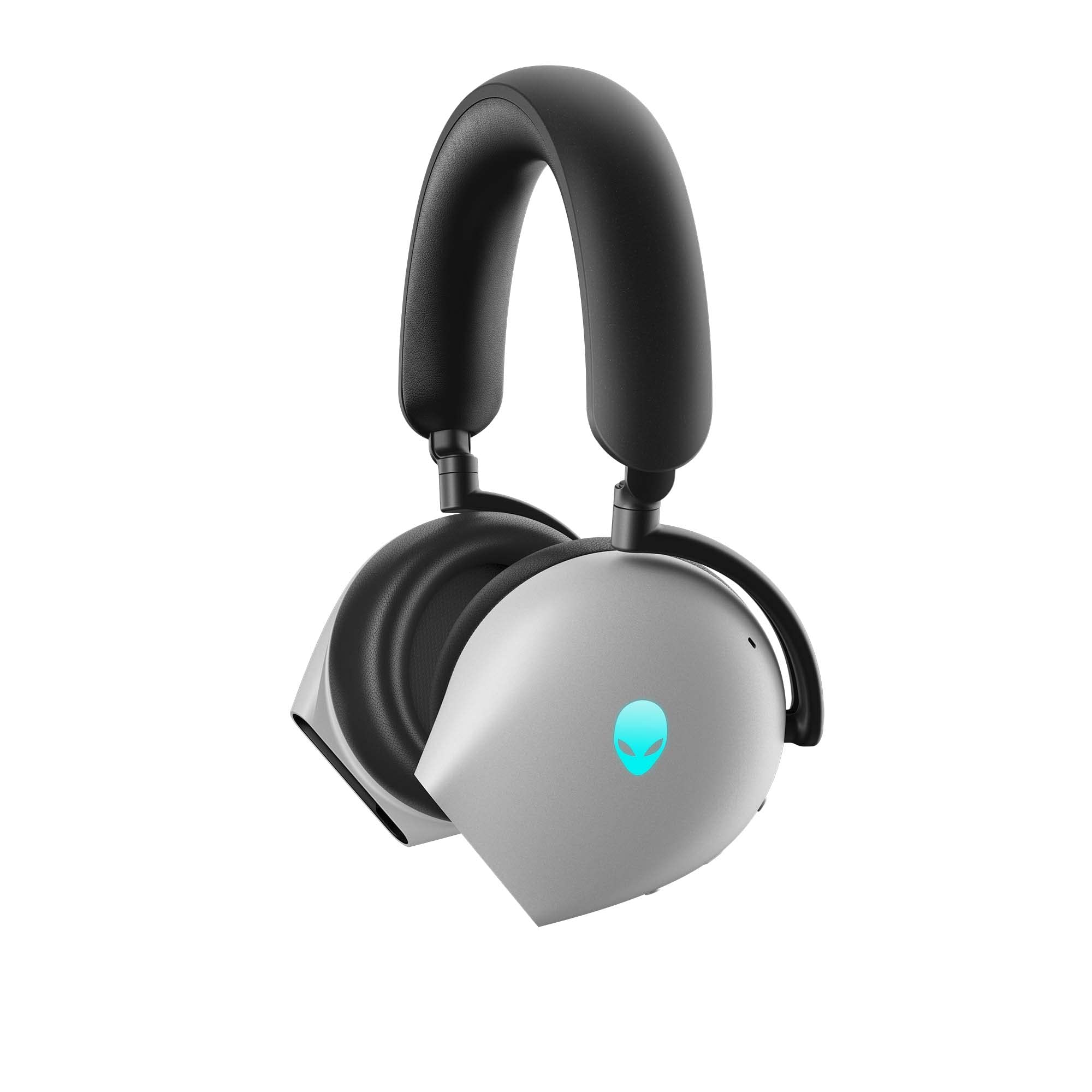 Alienware AW920H Tri-Mode Wireless Gaming Headset - Dolby Atmos Virtual Surround Sound, Active Noise Cancelling, AI-Driven Noise-Cancelling Microphone, USB-C Wireless Dongle - Lunar Light