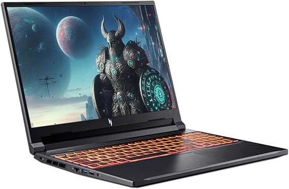 Acer Nitro V 16 AI WUXGA IPS 180Hz Gaming Laptop AI PC, AMD Ryzen 5 240 Processor, 16GB RAM, 512GB SSD, NVIDIA® GeForce RTX™ 5050 8GB GDDR7 Graphics, Windows 11,English Keyboard, Obsidian Black