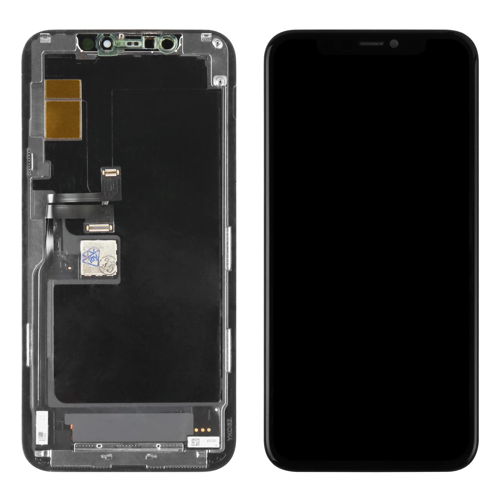 For iPhone 11 Pro Screen Replacement For iPhone 11 Pro LCD Digitizer 11 Pro Display Touch Sensor Assembly Accessories Kits A2215, A2160, A2217 (Incell,Black)