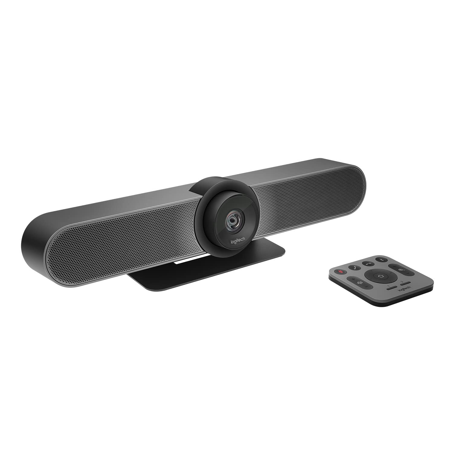 Logitech MeetUp Video Conferencing System, Ultra HD 4K/1080p/720p, 3 Microphones/Adjustable Speakers, Wide Field of View 120°, PC/Mac/Laptop/Macbook/Tablet - Black