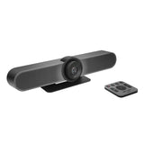 Logitech MeetUp Video Conferencing System, Ultra HD 4K/1080p/720p, 3 Microphones/Adjustable Speakers, Wide Field of View 120°, PC/Mac/Laptop/Macbook/Tablet - Black