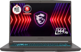 MSI Thin 15 Gaming Laptop 15.6" FHD IPS 144Hz Intel Octa-core i5-13420H (Beats i7-11800H) 16GB RAM 512GB SSD GeForce RTX 4050 Backlit USB-C Win11Pro w/ICP Hub(Upgraded)