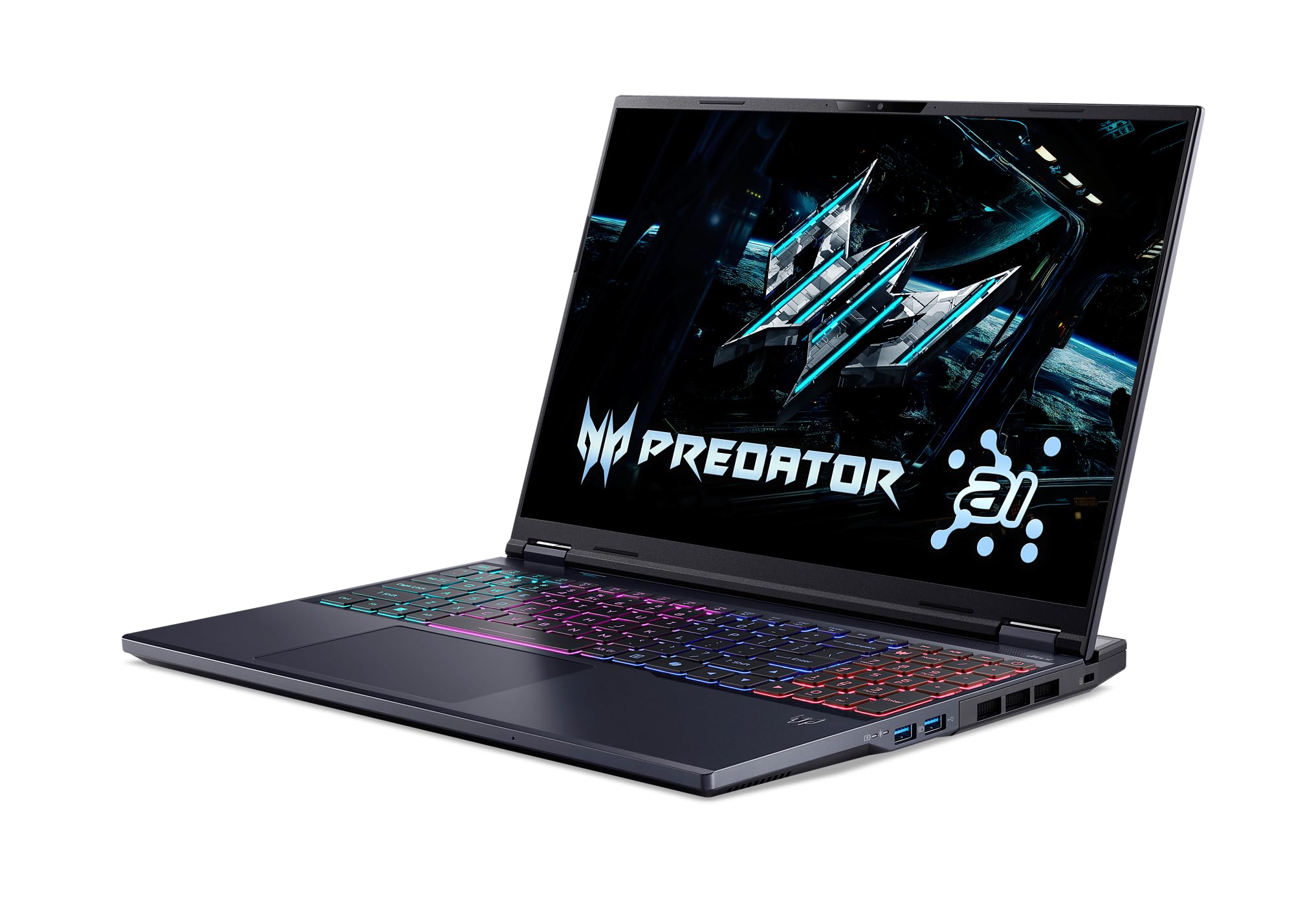 acer Predator Helios Neo 16 AI Gaming Laptop | Intel Core Ultra 9 Processor 275HX | NVIDIA GeForce RTX 5070 Ti | 16" WQXGA 240Hz G-SYNC | 16GB DDR5 | 1TB Gen 4 SSD | Killer Wi-Fi 6E | PHN16-73-92B8