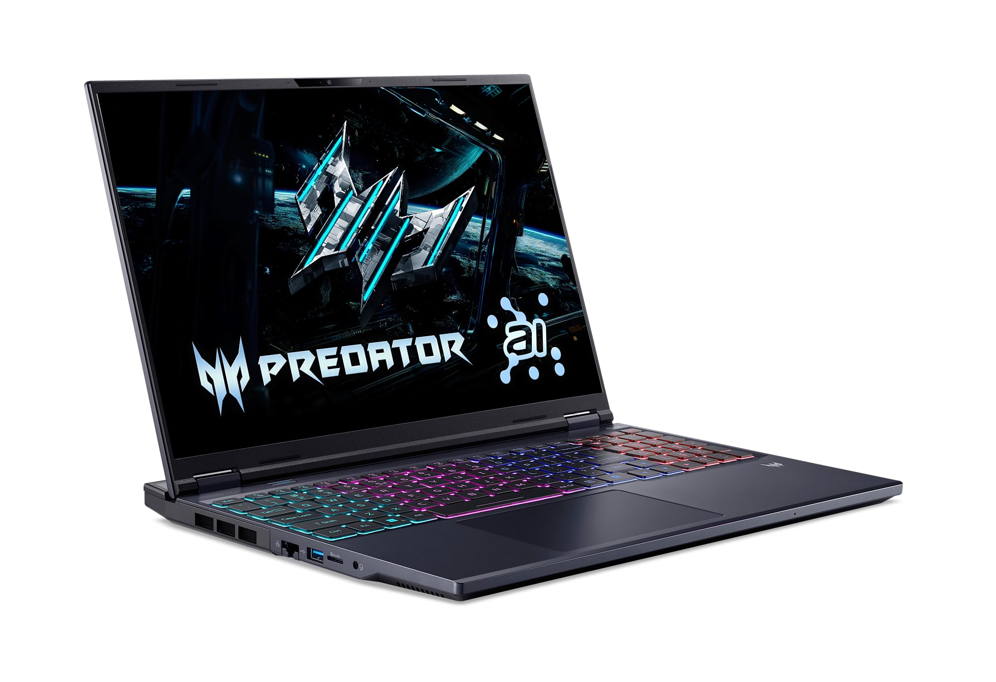 acer Predator Helios Neo 16 AI Gaming Laptop | Intel Core Ultra 9 Processor 275HX | NVIDIA GeForce RTX 5070 Ti | 16" WQXGA 240Hz G-SYNC | 16GB DDR5 | 1TB Gen 4 SSD | Killer Wi-Fi 6E | PHN16-73-92B8