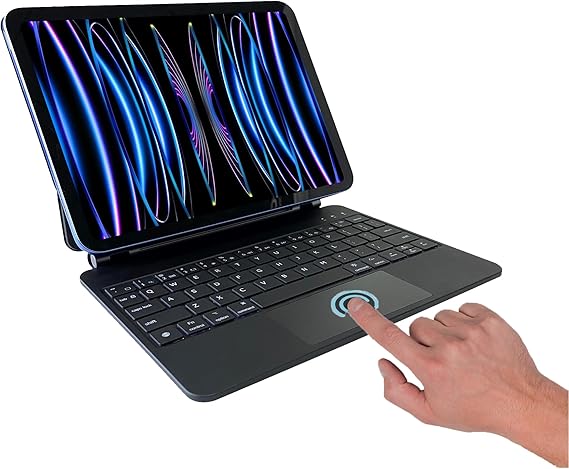 Green Lion Magic Keyboard (Arabic/English) 500mAh by Green Lion Compatible with iPad 10.9/10th Gen. 2022, Foldable & Portable, High Sensitivity Touchpad, Backlight with Brightness Adjustable