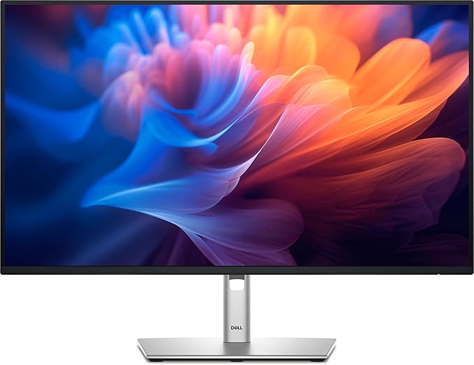 Dell P2725H 27" Full HD (1920x1080) Monitor, 100Hz, IPS, 5ms, 99% sRGB, USB-C, DisplayPort, HDMI, VGA, 4x USB, 3 Year Warranty, Black