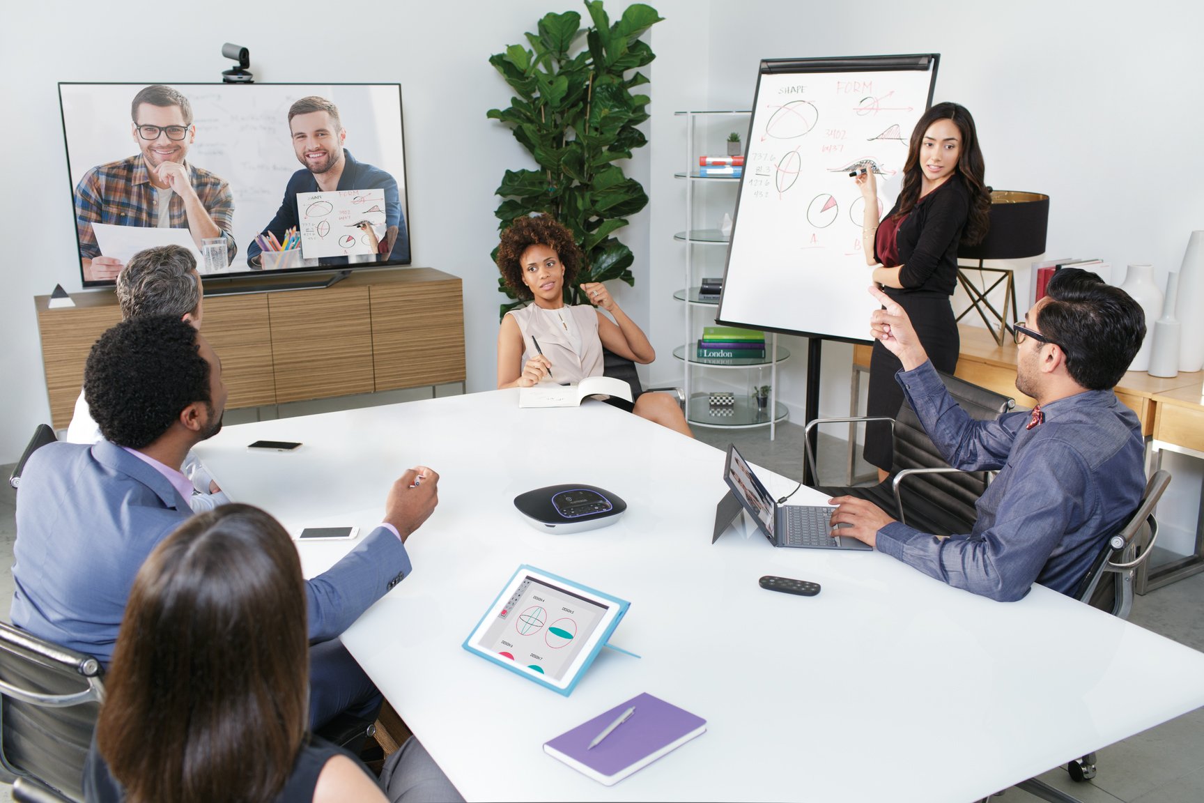 Logitech Group USB HD Video and Audio Conferencing System for Big Meeting Rooms