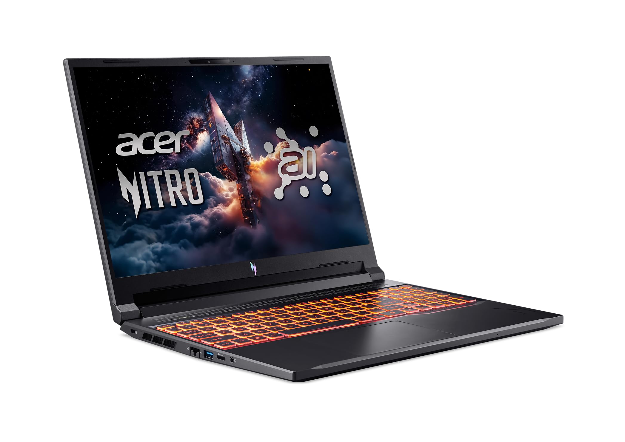 Acer Nitro V 16 AI Copilot+ PC Gaming Laptop | AMD Ryzen AI 5 340 Processor | NVIDIA GeForce RTX 5060 Laptop GPU | 16" WUXGA IPS 180Hz Display | 16GB DDR5 | 512GB Gen 4 SSD | Wi-Fi 6E | ANV16-61-R2QY