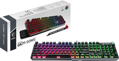 MSI Vigor GK71 Sonic US Mechanical RGB Gaming Keyboard with MSI Sonic Switches