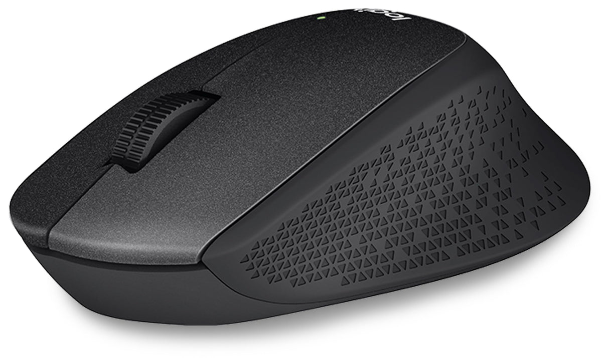 Logitech M330 Silent Plus Wireless Mouse, 2.4Ghz With Usb Nano Receiver, 1000 Dpi Optical Tracking, 2-Year Battery Life, Compatible With Pc, Mac, Laptop, Chromebook - Black