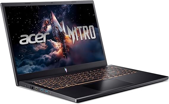 Acer Nitro V ANV15 Gaming Laptop AMD Ryzen 7-7735HS Octa Core Upto 4.75GHz/16GB DDR5/512GB SSD/6GB NVIDIA®GeForce®RTX 3050/15.6" FHD IPS 165Hz/W11/WiFi-6/Backlit KB/Obsidian Black