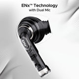 boAt Airdopes Alpha TWS Earbuds with upto 35 Hours Playback, ASAP Charge, BEAST Mode, boAt Signature Sound, ENx Technology, IPX5(Jet Black)