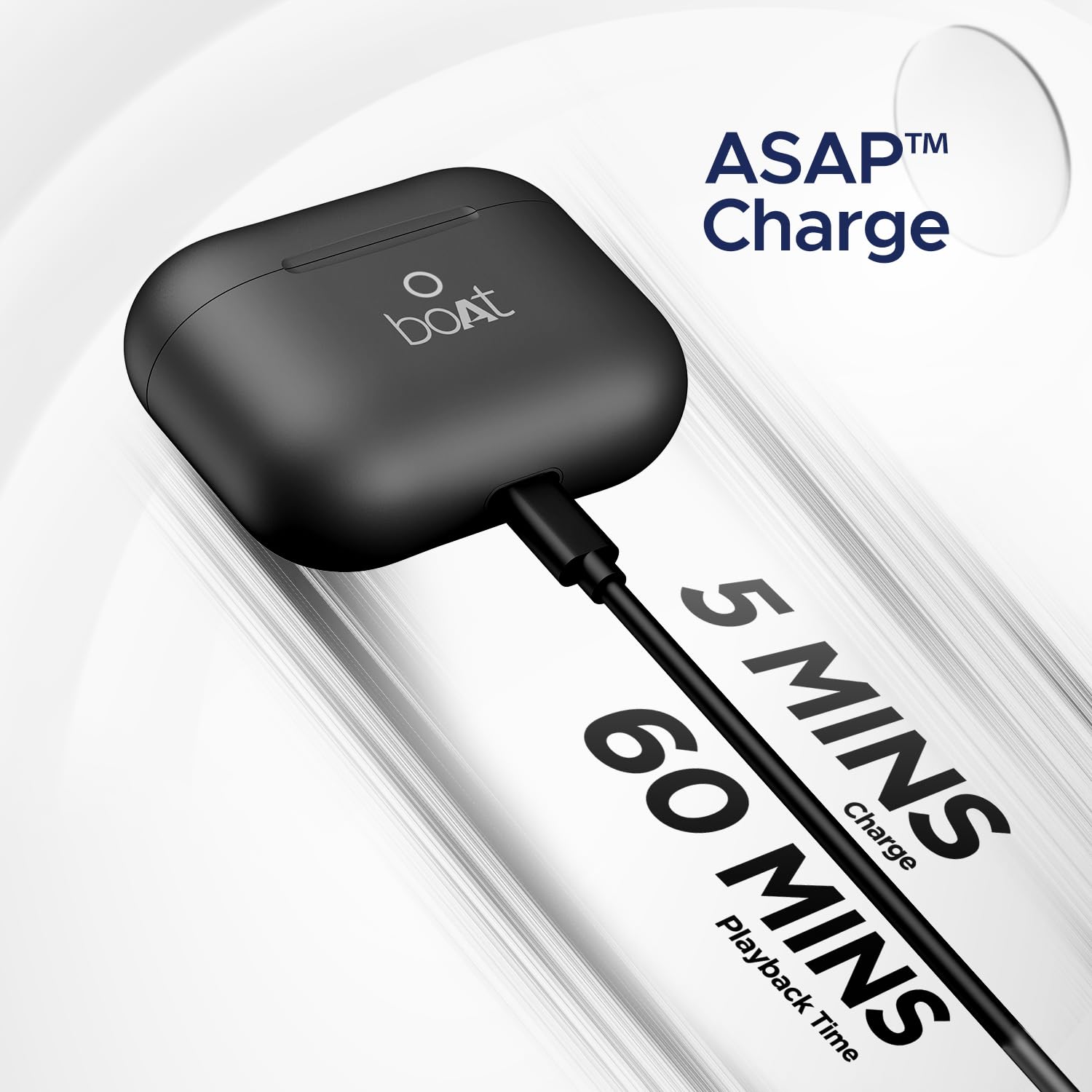 boAt Airdopes Alpha TWS Earbuds with upto 35 Hours Playback, ASAP Charge, BEAST Mode, boAt Signature Sound, ENx Technology, IPX5(Jet Black)