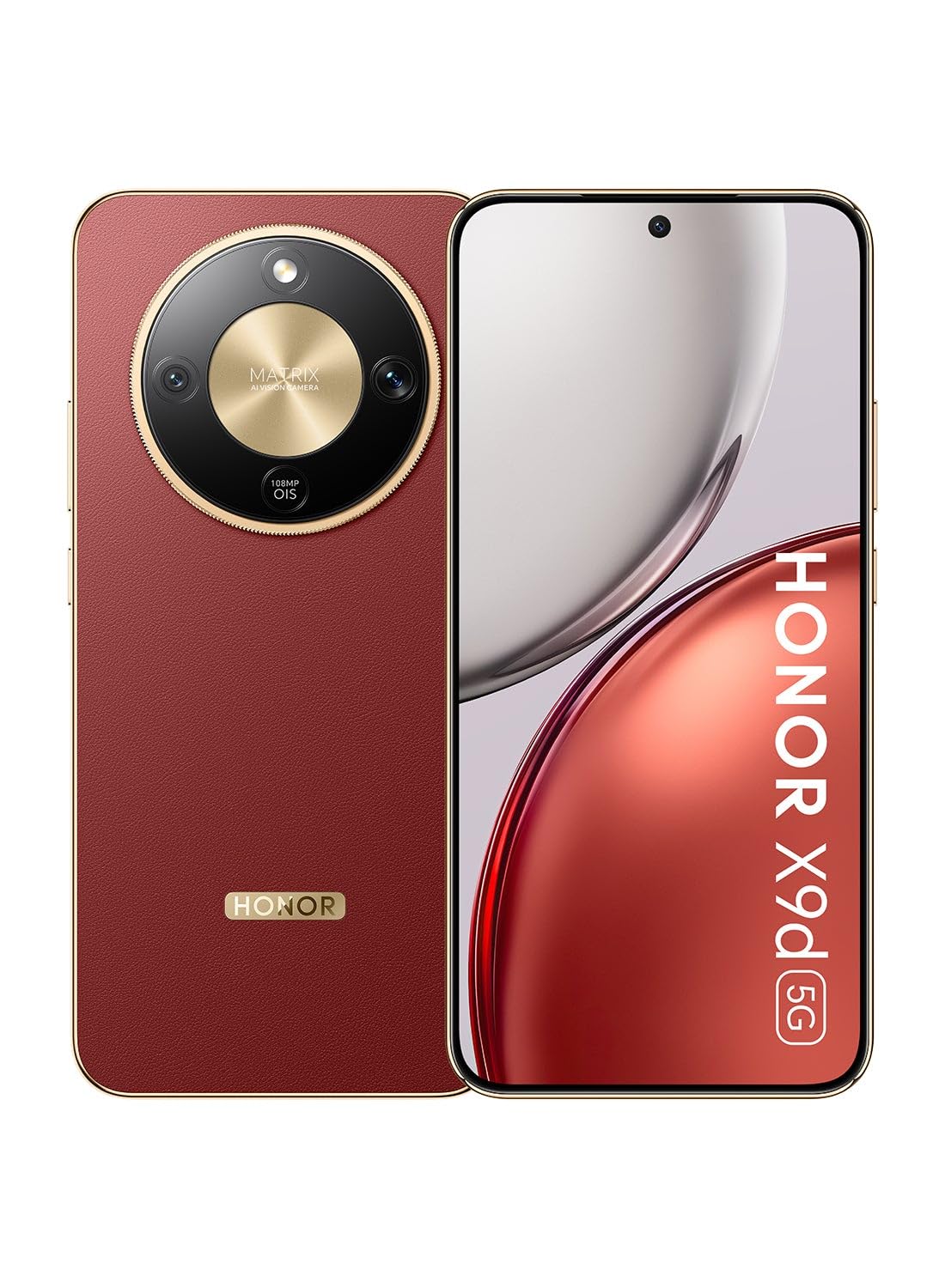 Honor X9d 5G Dual SIM (12GB RAM 256GB Storage) |108MP Ultra-Cear AI Camera | 6.79-inch AMOLED 120Hz Display |Android 15 (Reddish Brown) - International Version