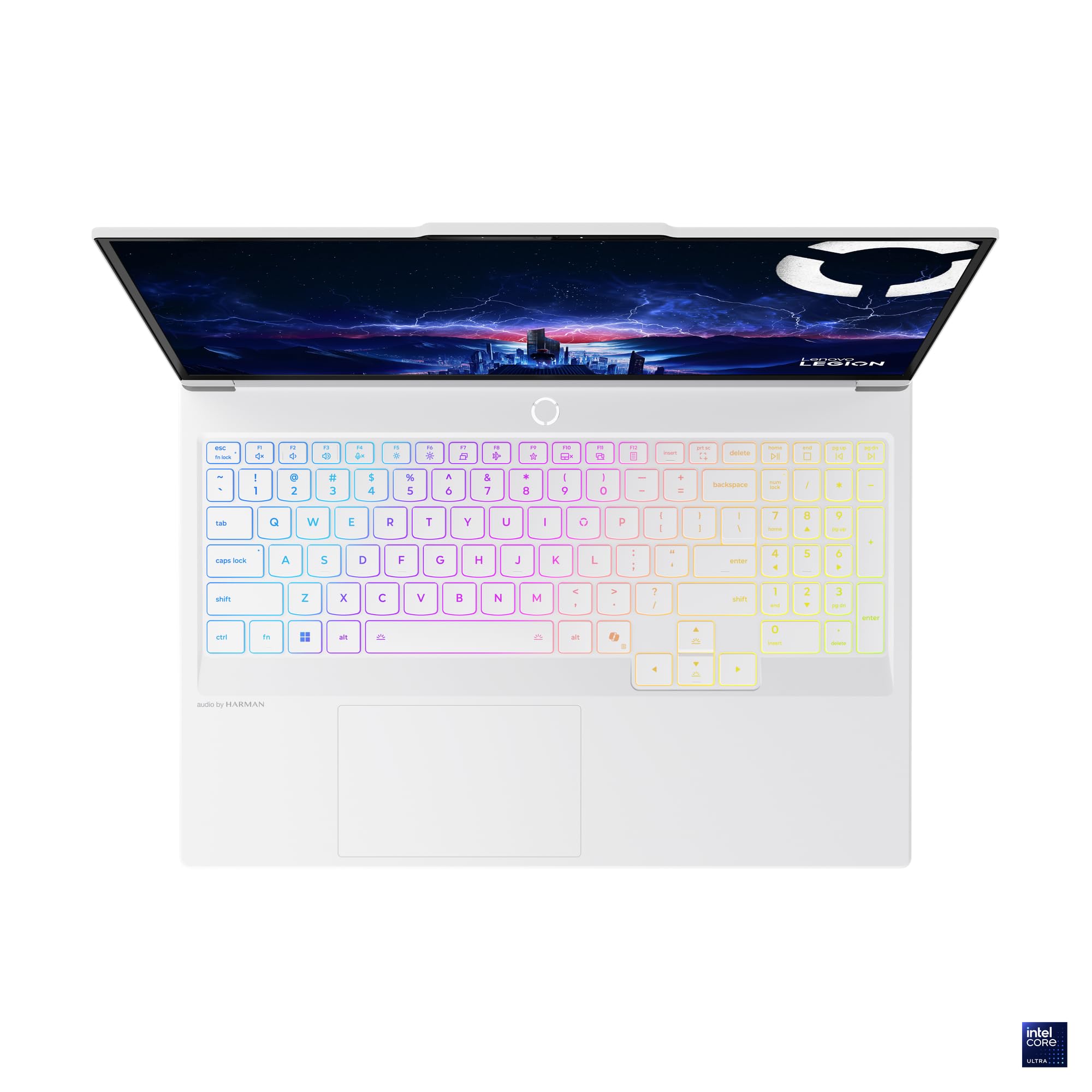 Lenovo Legion 7 16IAX10 AI Gaming Laptop 16" WQXGA OLED 240Hz, Intel Ultra 9 275HX, 32GB RAM, 2TB SSD, RTX 5070 8GB GDDR7, RGB ENG-ARB KB, Win11, Glacier White [83KY001NAX] + 2Y Premium Care