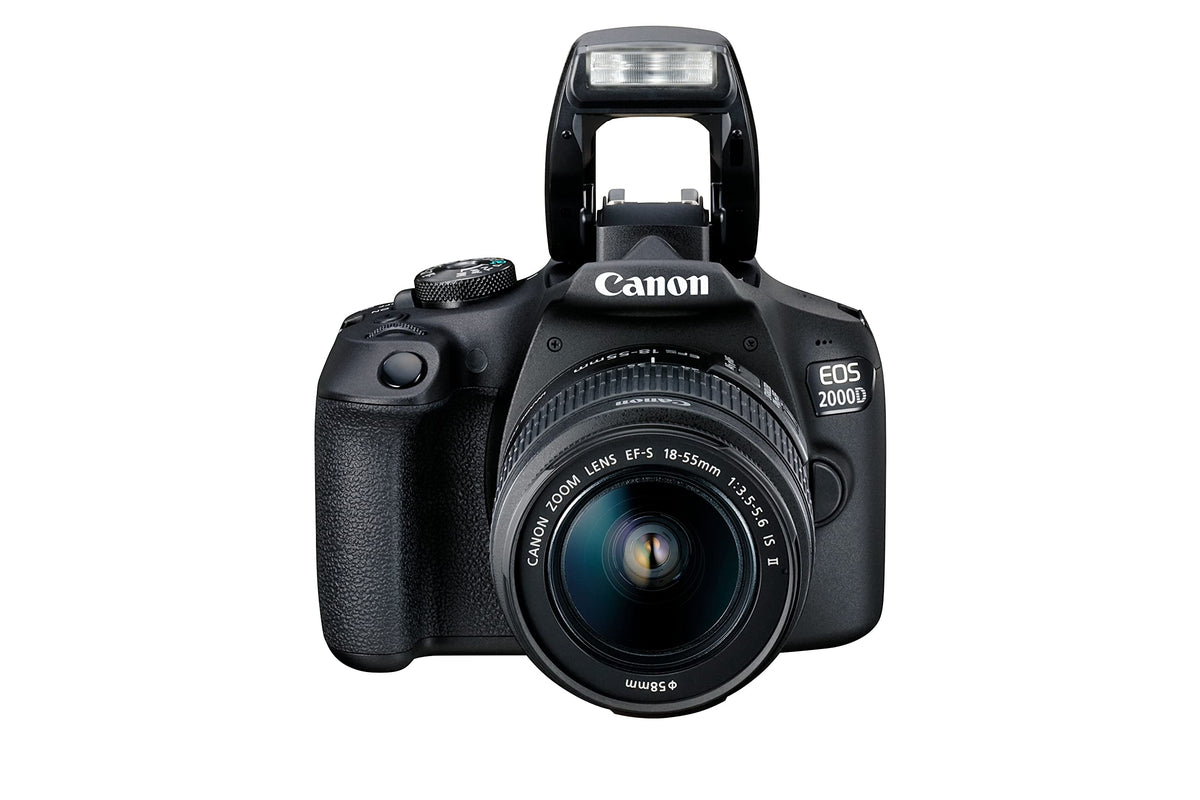 Canon 2728C003 Eos 2000D 18-55 Is, 24.1 Mp, Dslr Camera, Black