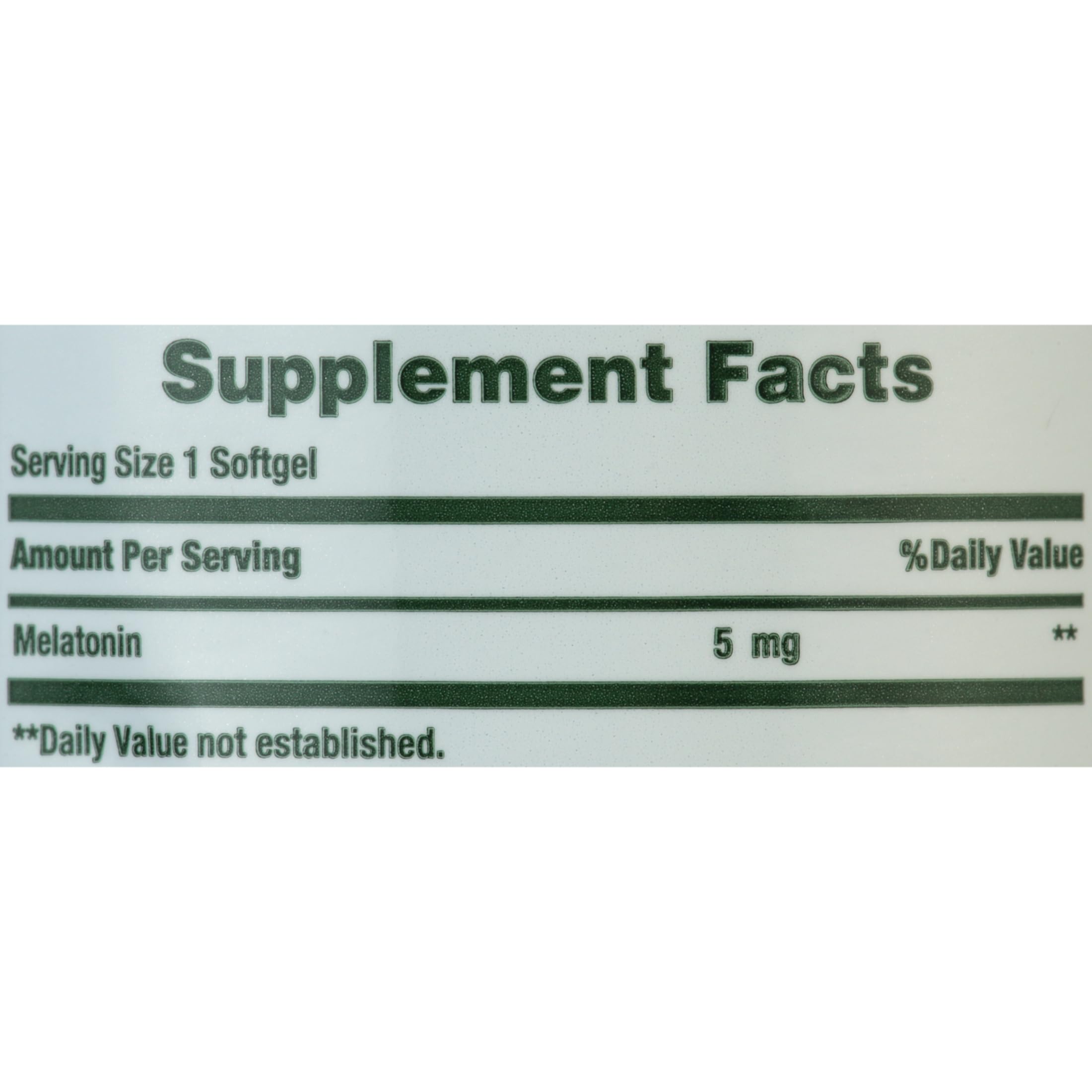 Nature's Bounty Melatonin 5mg, 90 Softgels (Pack of 2)