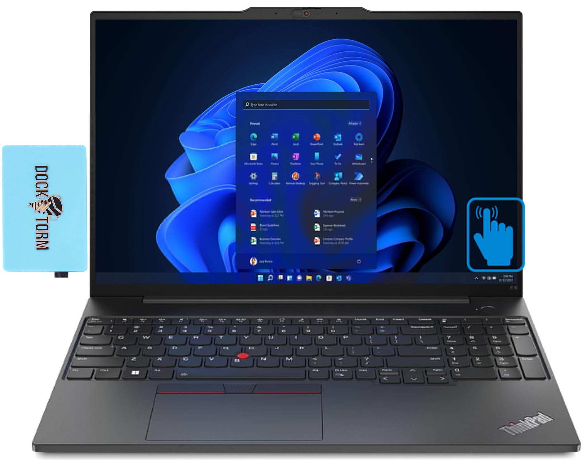 Lenovo ThinkPad E16 Business Laptop 16.0" IPS FHD+ Display (Intel 13th Gen i5-1335U, 16GB RAM, 512GB SSD, Fingerprint Reader, Thunderbolt 4, FHD Webcam, WiFi 6, Win 11P)