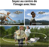 DJI Neo Fly More Combo, 4K UHD Camera Drone, 135g, AI Subject Tracking, QuickShots, Stabilized Video, RC-N3 & 3 Batteries for 60 Flights, MOIAT Certified - UAE Version with Official Warranty Support