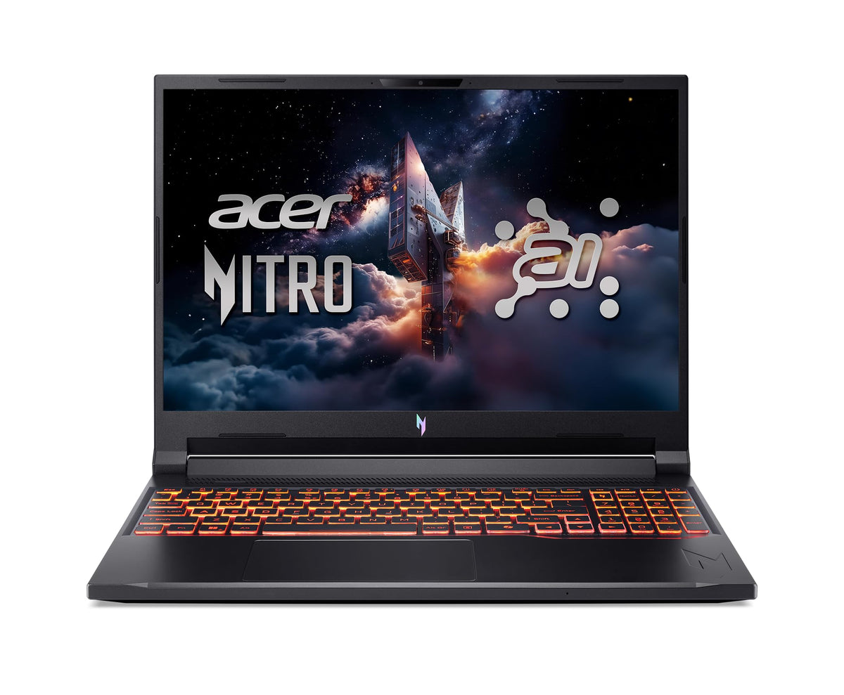 Acer Nitro V 16 AI Copilot+ PC Gaming Laptop | AMD Ryzen AI 5 340 Processor | NVIDIA GeForce RTX 5060 Laptop GPU | 16" WUXGA IPS 180Hz Display | 16GB DDR5 | 512GB Gen 4 SSD | Wi-Fi 6E | ANV16-61-R2QY
